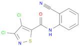 3,4-Dichloro-N-(2-cyanophenyl)-5-isothiazolecarboxamide