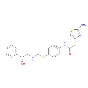 2-Amino-N-[4-[2-[[(2R)-2-hydroxy-2-phenylethyl]amino]ethyl]phenyl]-4-thiazoleacetamide