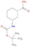 (1S,3R)-3-[[(tert-Butoxy)carbonyl]amino]cyclohexanecarboxylic acid