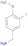 (3-Fluoro-4-methoxyphenyl)methanamine