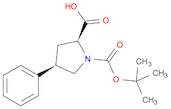 (2S,4R)-1-(tert-Butoxycarbonyl)-4-phenylpyrrolidine-2-carboxylic acid