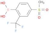 (4-(Methylsulfonyl)-2-(trifluoromethyl)phenyl)boronic acid