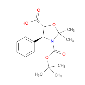 (4S,5R)-3-(tert-Butoxycarbonyl)-2,2-dimethyl-4-phenyloxazolidine-5-carboxylic Acid