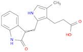 2-[(1,2-Dihydro-2-oxo-3H-indol-3-ylidene)methyl]-4-methyl-1H-pyrrole-3-propanoic acid