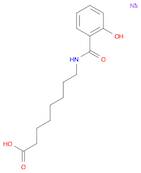 sodium 8-[(2-hydroxybenzoyl)amino]octanoate