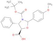 (4S,5R)-3-(tert-Butoxycarbonyl)-2-(4-methoxyphenyl)-4-phenyloxazolidine-5-carboxylic acid