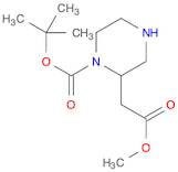 2-Piperazineaceticacid, 1-[(1,1-dimethylethoxy)carbonyl]-, methyl ester