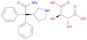 3-(S)-(+)-(1-Carbamoyl-1,1-diphenylmethyl)pyrroloidine-L-(+)-tartarate