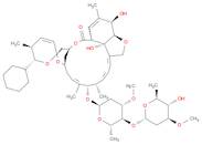 25-Cyclohexyl-5-O-demethyl-25-de(1-methylpropyl)avermectin A1a