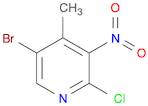 5-Bromo-2-chloro-4-methyl-3-nitropyridine