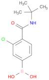 3-Chloro-4-(N-tert-butylcarbamoyl)phenylboronic acid