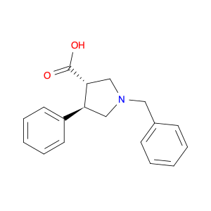 trans-1-benzyl-4-phenylpyrrolidine-3-carboxylic acid