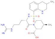 (2R,4R)-1-((2S)-5-Guanidino-2-(3-methyl-1,2,3,4-tetrahydroquinoline-8-sulfonamido)pentanoyl)-4-m...