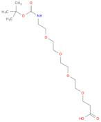 5,8,11,14-Tetraoxa-2-azaheptadecanedioic acid 1-(1,1-dimethylethyl) ester