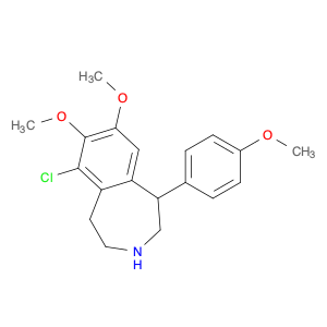 6-Chloro-2,3,4,5-tetrahydro-7,8-dimethoxy-1-(4-methoxyphenyl)-1H-3-benzazepine