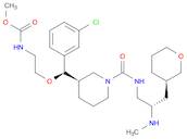 Methyl (2-((R)-(3-chlorophenyl)((R)-1-(((S)-2-(methylamino)-3-((R)-tetrahydro-2H-pyran-3-yl)propyl…