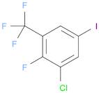 1-Chloro-2-fluoro-5-iodo-3-(trifluoromethyl)benzene