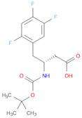 (3R)-3-[(1,1-dimethylethoxycarbonyl)amino]-4-(2,4,5-trifluorophenyl)butanoic acid