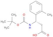 (3S)-3-[(TERT-BUTOXY)CARBONYLAMINO]-3-(2-METHYLPHENYL)PROPANOIC ACID