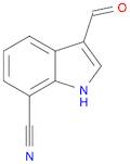 3-Formyl-1H-indole-7-carbonitrile