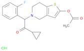 Ethanone, 2-[2-(acetyloxy)-6,7-dihydrothieno[3,2-c]pyridin-5(4H)-yl]-1-cyclopropyl-2-(2-fluoroph...