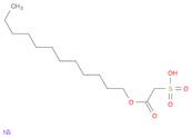 Acetic acid, 2-sulfo-,dodecyl ester, sodium salt (1:1)