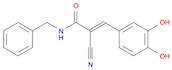 (E)-N-Benzyl-2-cyano-3-(3,4-dihydroxyphenyl)acrylamide；AG 490