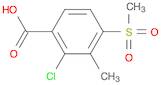 2-Chloro-3-methyl-4-(methylsulfonyl)benzoic acid