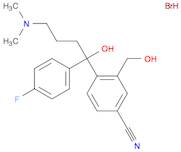 4-(4-(Dimethylamino)-1-(4-fluorophenyl)-1-hydroxybutyl)-3-(hydroxymethyl)benzonitrile hydrobromide