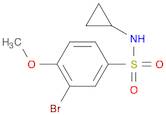 3-bromo-N-cyclopropyl-4-methoxybenzenesulfonamide