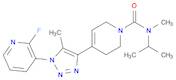 4-[1-(2-fluoropyridin-3-yl)-5-methyltriazol-4-yl]-N-methyl-N-propan-2-yl-3,6-dihydro-2H-pyridine...