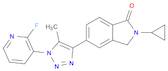 2-cyclopropyl-5-[1-(2-fluoropyridin-3-yl)-5-methyl-1H-1,2,3-triazol-4-yl]-2,3-dihydro-1H-isoindol-…