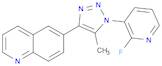 6-[1-(2-fluoropyridin-3-yl)-5-methyltriazol-4-yl]quinoline