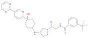 N-[2-[(3S)-3-[[4-Hydroxy-4-[5-(pyrimidin-2-yl)pyridin-2-yl]cyclohexyl]amino]pyrrolidin-1-yl]-2-oxo…