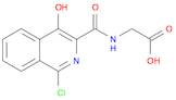 N-[(1-Chloro-4-hydroxy-3-isoquinolinyl)carbonyl]glycine