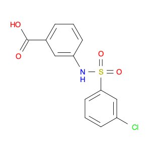 3-{[(3-Chlorophenyl)sulfonyl]amino}benzoic acid