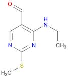 4-(ethylaMino)-2-(Methylthio)pyriMidine-5-carbaldehyde