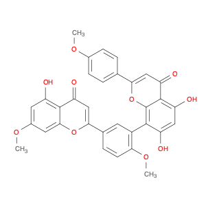 5,7-dihydroxy-8-[5-(5-hydroxy-7-methoxy-4-oxochromen-2-yl)-2-methoxyphenyl]-2-(4-methoxyphenyl)chr…