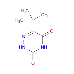 1,2,4-Triazine-3,5(2H,4H)-dione, 6-(1,1-dimethylethyl)-