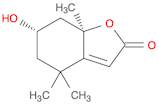 2(4H)-Benzofuranone,5,6,7,7a-tetrahydro-6-hydroxy-4,4,7a-trimethyl-, (6S,7aR)-