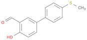 4-Hydroxy-4'-(methylthio)[1,1'-biphenyl]-3-carboxaldehyde