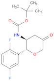 N-[(2R,3S)-2-(2,5-Difluorophenyl)tetrahydro-5-oxo-2H-pyran-3-yl]carbamic acid 1,1-dimethylethyl es…