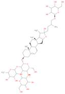 (3β,22α,25R)-26-(β-D-Glucopyranosyloxy)-22-hydroxyfurost-5-en-3-yl O-6-deoxy-α-L-mannopyranosyl-(1…