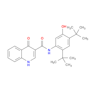 N-[2,4-Bis(tert-butyl)-5-hydroxyphenyl]-1,4-dihydro-4-oxo-3-quinolinecarboxamide