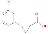 2-(3-Chlorophenyl)cyclopropanecarboxylic acid