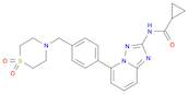 N-[5-[4-[(1,1-Dioxido-4-thiomorpholinyl)methyl]phenyl][1,2,4]triazolo[1,5-a]pyridin-2-yl]cycloprop…