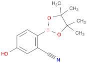 5-Hydroxy-2-(4,4,5,5-tetramethyl-1,3,2-dioxaborolan-2-yl)benzonitrile