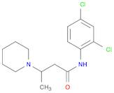 1-Piperidinepropanamide,N-(2,4-dichlorophenyl)-b-methyl-