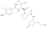 N-(4-Amino-3-chlorobenzoyl)-3-methyl-L-valyl-N-[(2R,3S)-2-ethoxytetrahydro-5-oxo-3-furanyl]-L-prol…