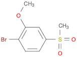 1-bromo-2-methoxy-4-(methylsulfonyl)benzene